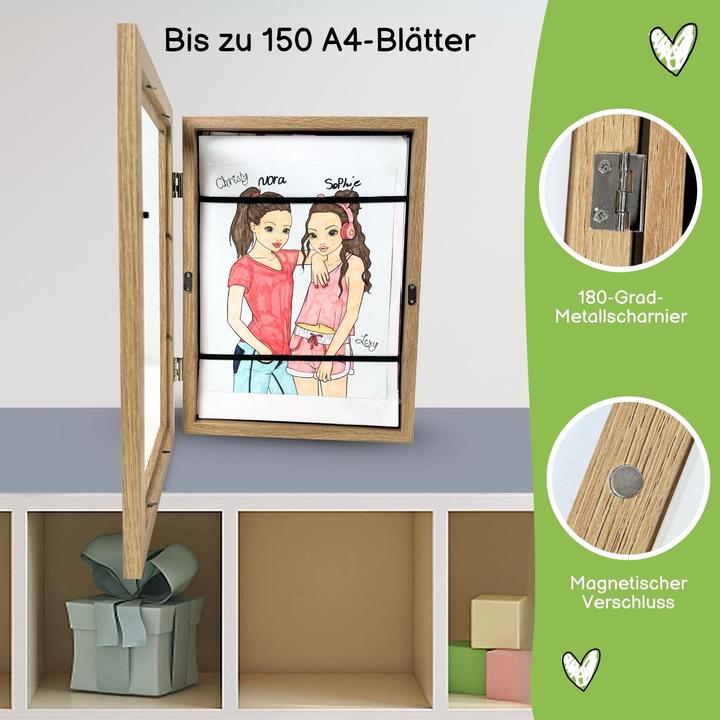 Image du produit Hermex Bilderrahmen Flip Fotorahmen A4 Kunstrahmen Bildhalter Wandrahmen (A4)