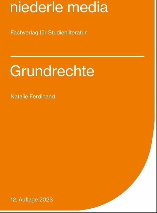 Produktbild Grundrechte. Karteikarten (Deutsch, Natalie Ferdinand, 2023)