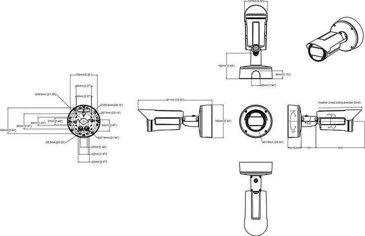 Image du produit Axis Q1809-LE 150MM 4/3IN IMAGE (7680 x 4320 Pixels)