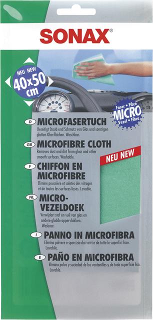 Produktbild Sonax MicrofaserTuch Innen mikrofein, 1 Stück 36x39 cm