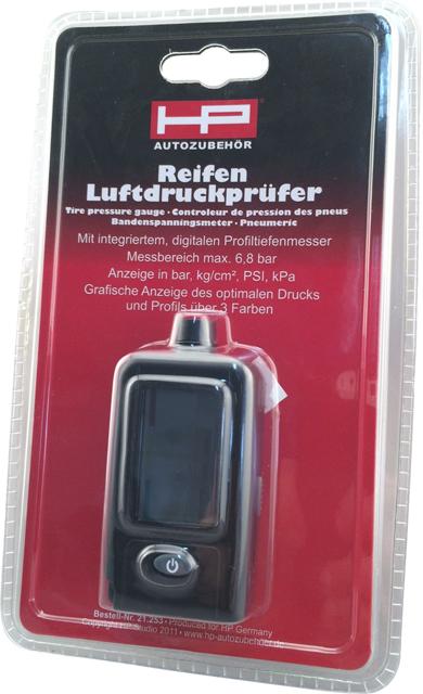 Image du produit HP Autozubehör Testeur de pression de pneus. Avec profilage numérique intégré