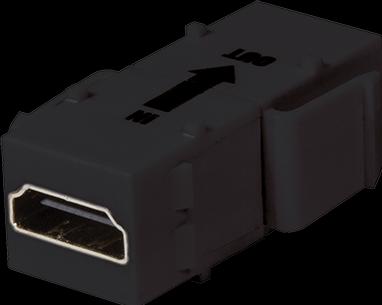 Produktbild LogiLink Keystone Modular Verbinder HDMI mit Repeater Einrastvorrichtung für Standard (HDMI)