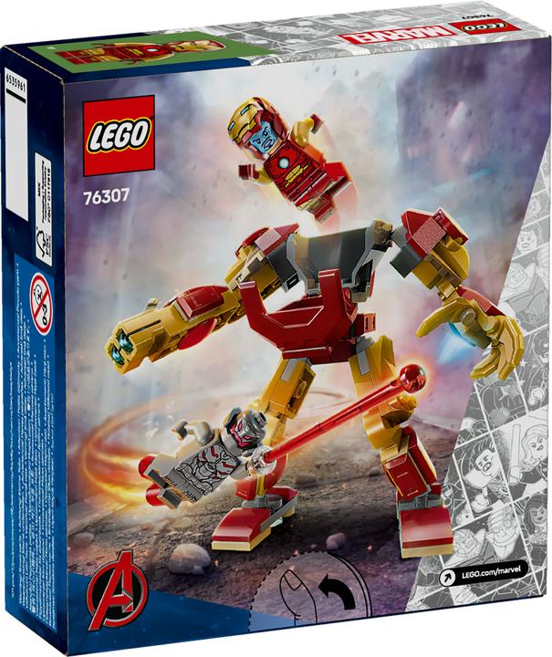 Actual product image LEGO Iron Man Mech vs. Ultron (76307, LEGO Marvel)