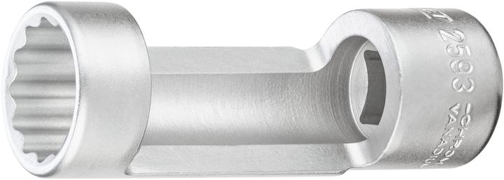 Produktbild HAZET Stossdämpfer-Steckschlüsseleinsatz (Doppelsechskant) 2593-21 ∙ Vierkant12,5 mm (1/2 Zoll) ∙ Au… (21 mm)