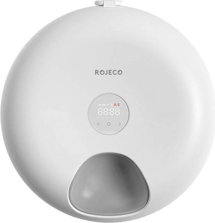 Actual product image Rojeco 6 Meals Automatic Pet Feeder 3600mAh (3.60 l)