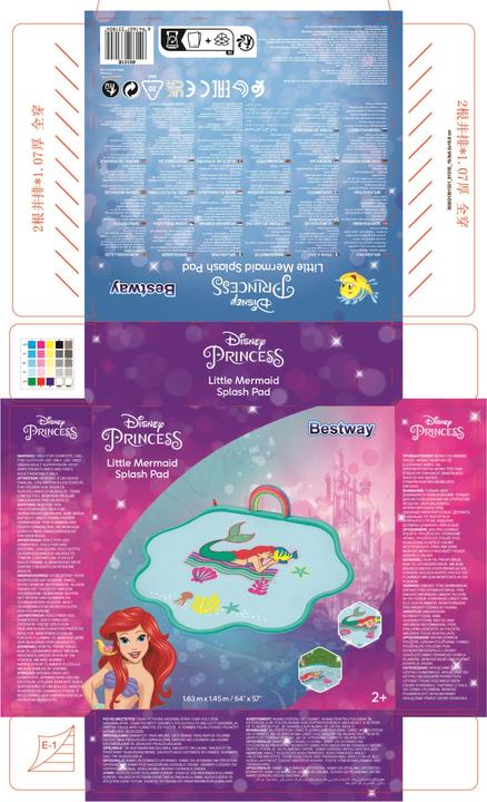 Produktbild Bestway Disney® Wassermatte Little Mermaid 163 x 145 cm