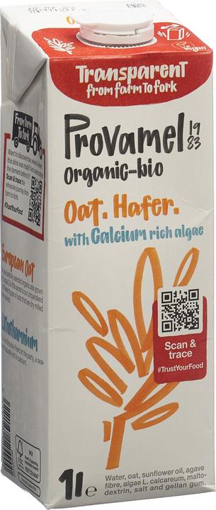 Produktbild Provamel Hafer Calcium Drink ungesüsst Bio (1 x 100 cl)