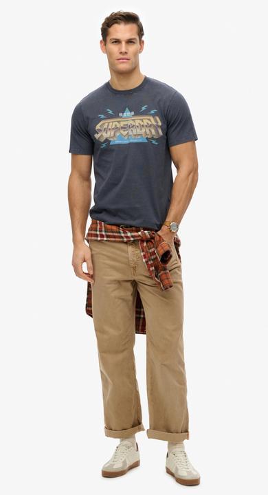 Actual product image Superdry Rock Band Logo Relaxed Tee (XL)