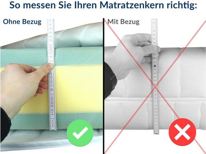 Produktbild AM Qualitätsmatratzen Matratzenbezug Organic Cotton (200 x 100 cm)