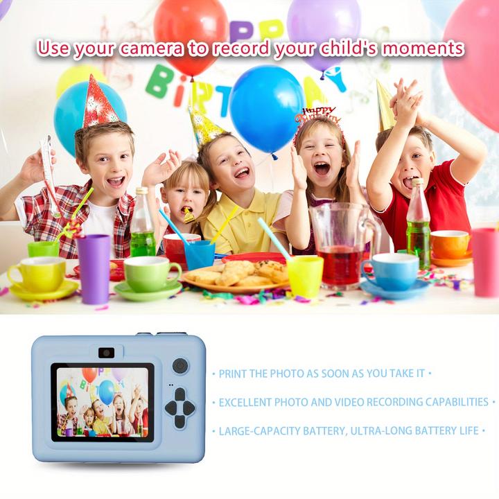 Immagine prodotto Activity Board Fotocamera digitale HD per selfie per bambini con schermo IPS da 7,11 cm - impermeabile