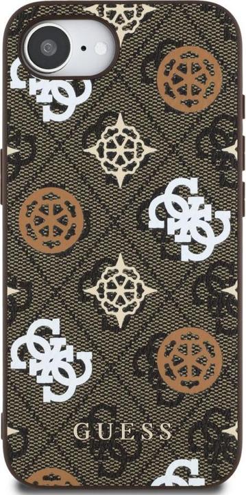 Produktbild Guess 4G Peony Pattern Case für Apple iPhone SE (2024) - brown (Apple iPhone 16e)