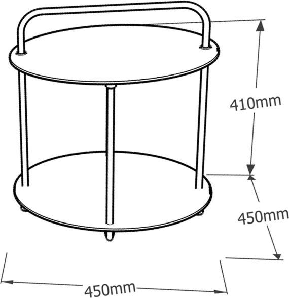 Image du produit Ezeis Table d'appoint PLIP Prix pour 1 pièce (47.50 cm)