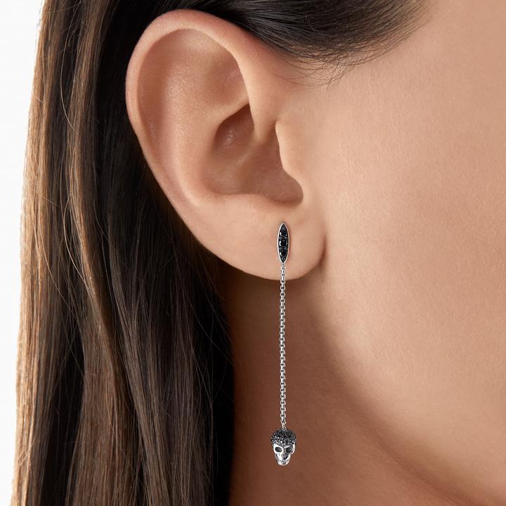 Produktbild Thomas Sabo Totenkopf Ohrringe (Geschwärzt, 925 Sterlingsilber)
