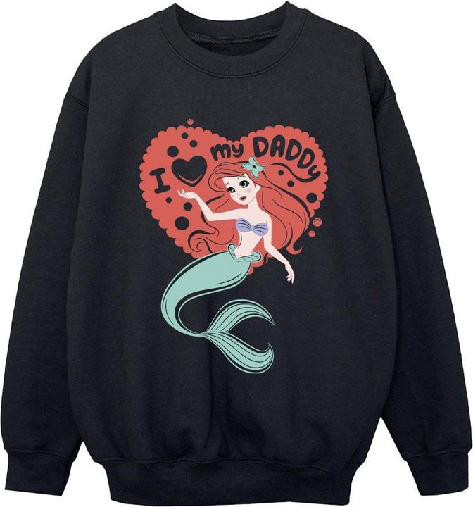 Disney The Little Mermaid Love Daddy Sweatshirt Jungen