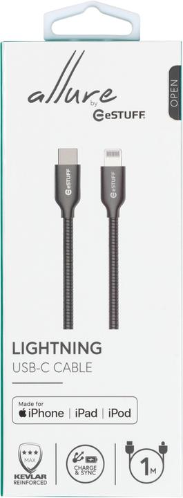 Produktbild eSTUFF USB-C Lightning Cable MFI 1m (1 m, USB 2.0)