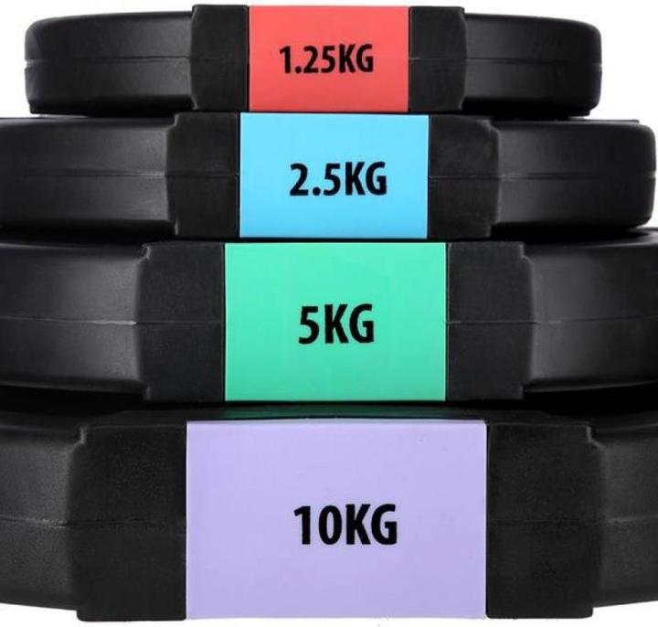 Produktbild One Straight barbell with interchangeable weights GSPO40 (17-57-027) composite plates 42 kg Black (2 x 20 kg)