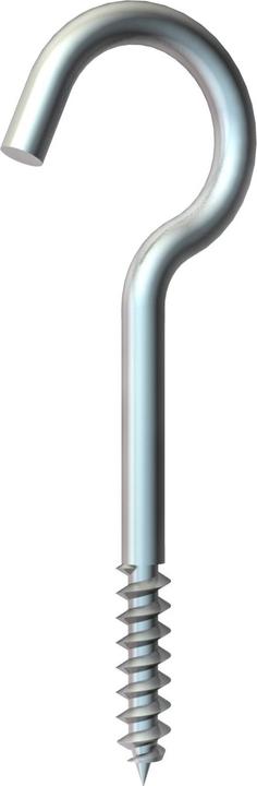 Actual product image OBO Bettermann 915 3.9x100 G Ceiling hook w.wood screw thread 3,9x100mm 345010 (100 Screws per piece)