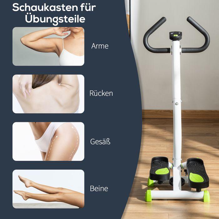 Actual product image Swisshandel24 Stepper Fitness Swing Stepper inkl. LCD Bildschirm & Handgriff