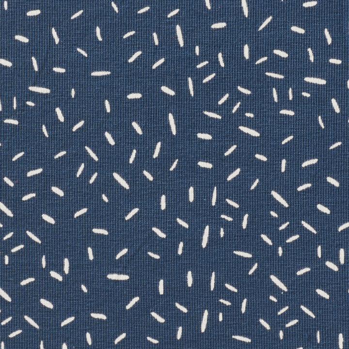 Actual product image VBS Jersey-Stoff "Konfetti-Streifen Jeans-Blau", 145 cm breit, Meterware