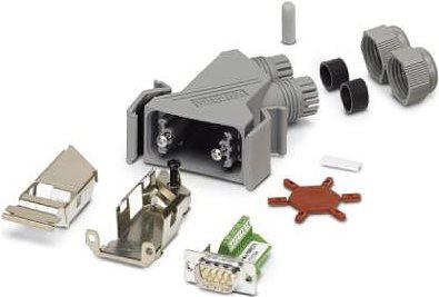 Actual product image Phoenix Contact IP67 Interbus connector kit male, 9 way