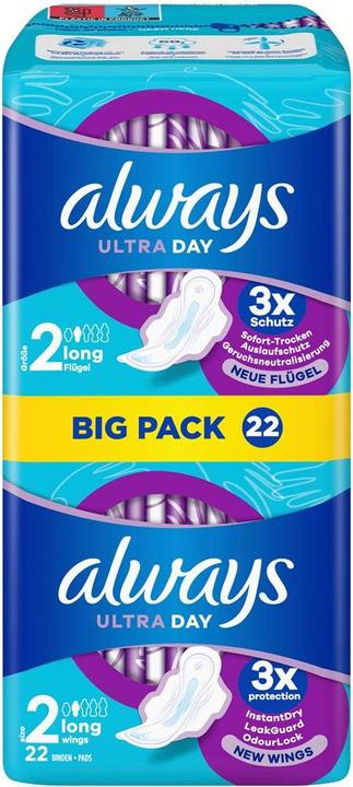 Actual product image Always Ultra Tag (22 x, Sanitary pads)