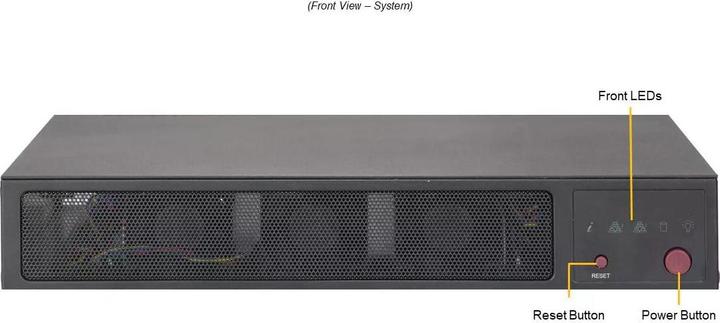 Produktbild Supermicro Barebone IoT SuperServer 1U Single Sockel 1700 SYS-E300-13AD