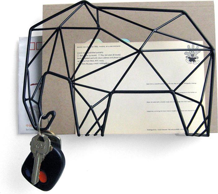 Actual product image Kikkerland Elephant Wall Hook