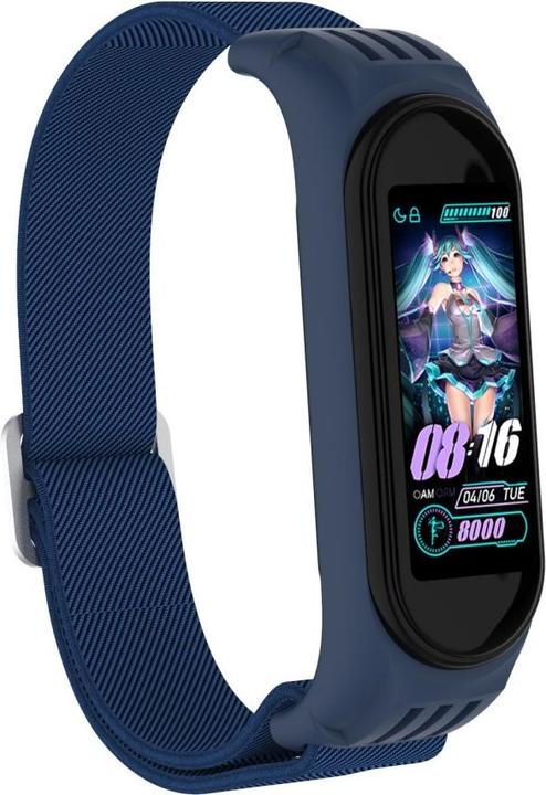 Image du produit Cover-Discount Xiaomi Mi Band - Bracelet en nylon bleu (Nylon, Mi Volume 5, Mi Band 4, Mi Volume 3, Mi Band 6)