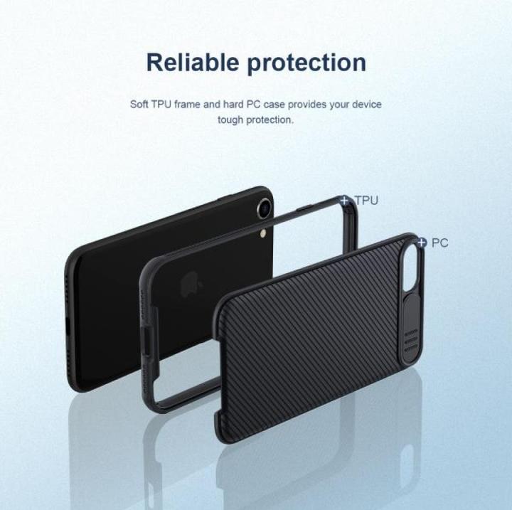 Immagine prodotto Nillkin Copertura rigida della serie CamShield (Apple iPhone SE (terza generazione), Apple iPhone SE (seconda generazione))