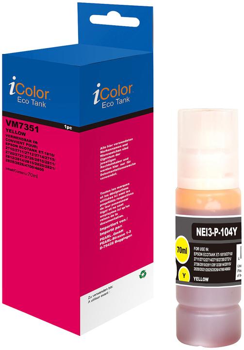 Produktbild IColor Nachfüll-Tinte für Epson (Y)