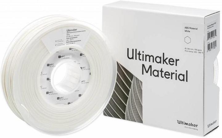Immagine prodotto Ultimaker Filamento (ABS, 2.85 mm, 750 g, Bianco)