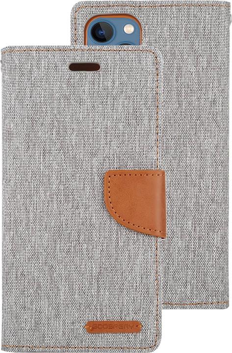 Actual product image iPhone 14 Plus - Canvas Fabric Case grey (Apple iPhone 14 Plus)