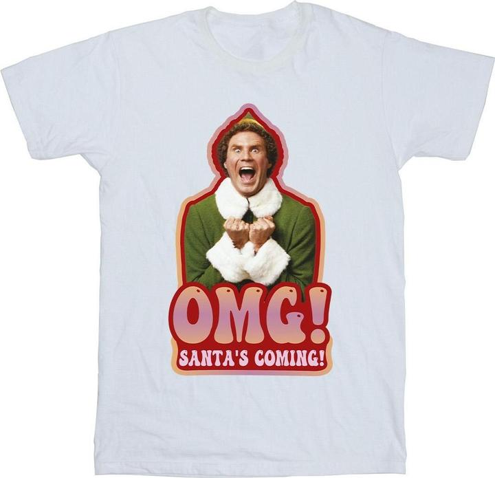 Produktbild Elf Santa's Coming TShirt (L)