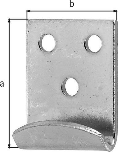 Actual product image Magni Alberts 361372 Locking hook for crate latches stainless steel straight 25 x 34 (Crate locks)