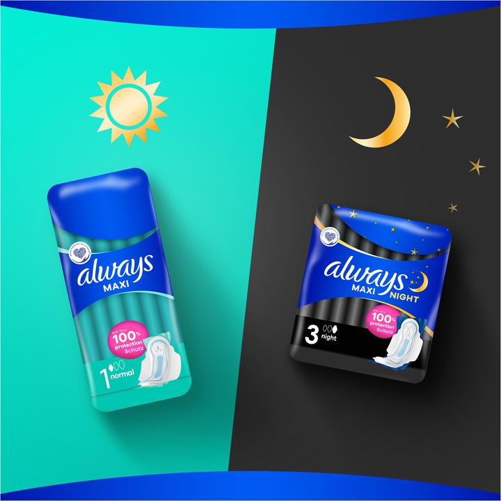 Immagine prodotto Always Maxi ProFresh Notte (10 x, Assorbenti igienici)