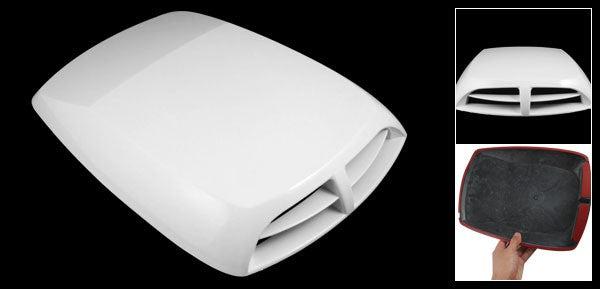 Produktbild Hermex UNIVERSAL Lufthutze Dachhutze Lufteinlass Auto Deko Tuning für Motorhaube oder Dach - Weiss