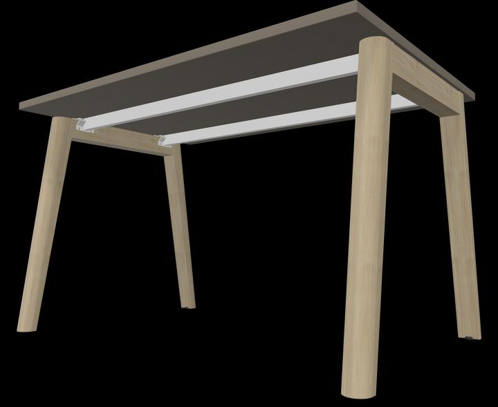 Produktbild Narbutas Nova Wood Schreibtisch (1200 x 800 x 740 mm)