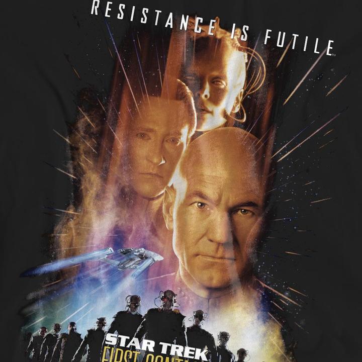 Actual product image Unisex Adult First Contact T-Shirt (L)