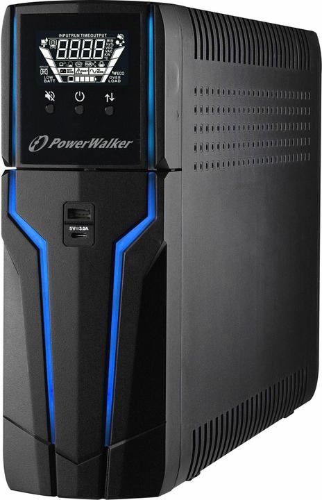 Actual product image Powerwalker VI 1500 GXB IEC (1500 VA, 900 W, Line-interactive UPS)