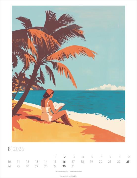 Actual product image Book Love Kalender 2026 (30 x 39 cm, German)