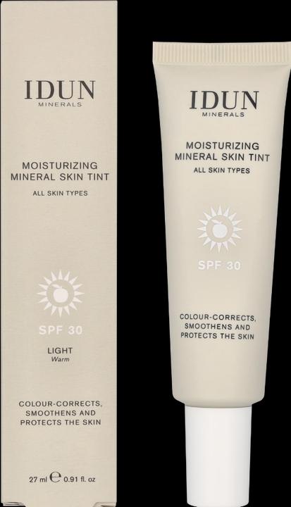 Produktbild IDUN Minerals Minerals Moisturizing Skin Tint SPF 30 Gamla Stan Light Creme (Sonnencreme Gesicht, SPF 30, 27 ml)