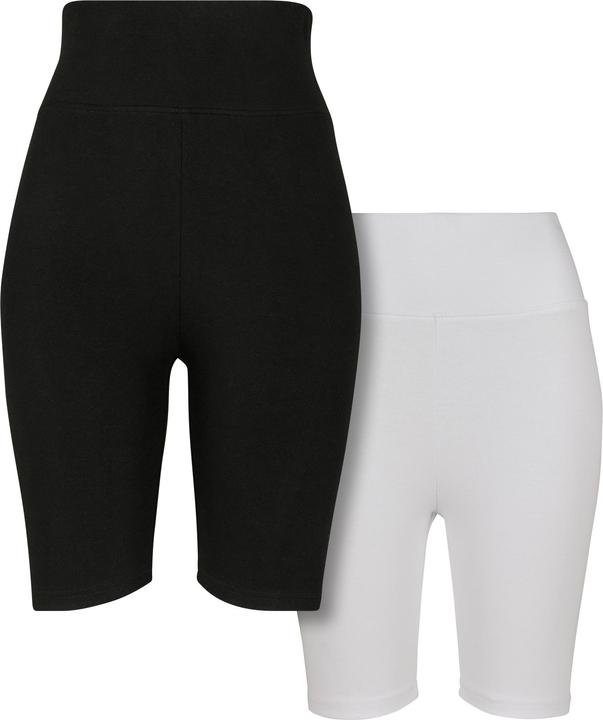 Actual product image Urban Classics Ladies High Waist Cycle Shorts 2-Pack (L)
