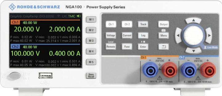 Rohde & Schwarz Two-channel power supply 0 V to 100 V, m