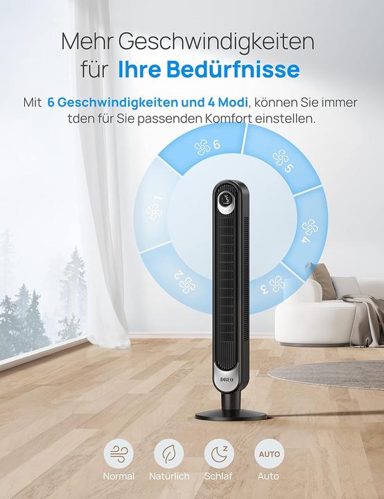 Image du produit Dreo Cruiser Pro T1 - Turmventilator (28 dB)