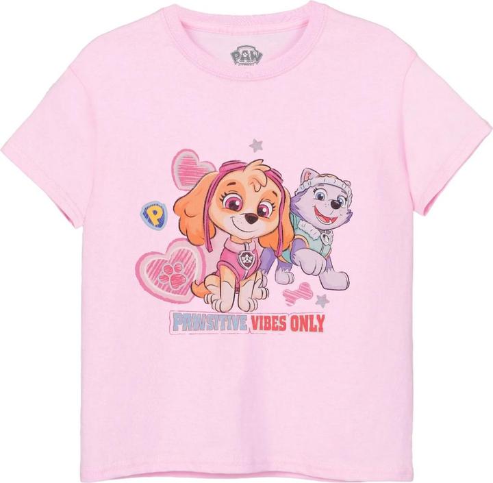 Image du produit Paw Patrol - T-shirt PAWSITIVE VIBES ONLY - Fille (98)