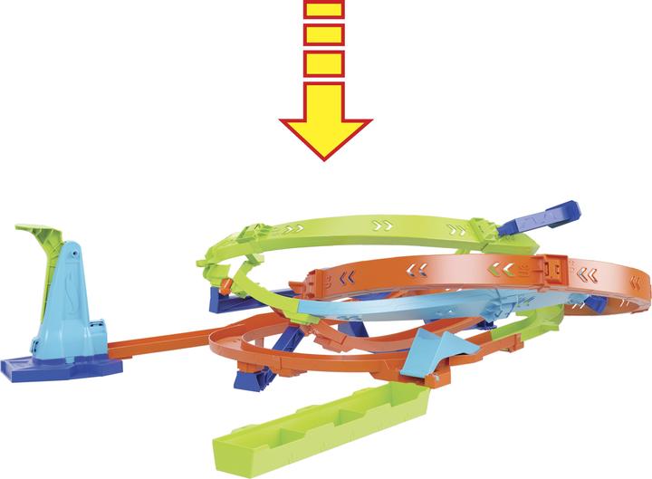 Actual product image Hot Wheels Action Hyper Loop Extreme