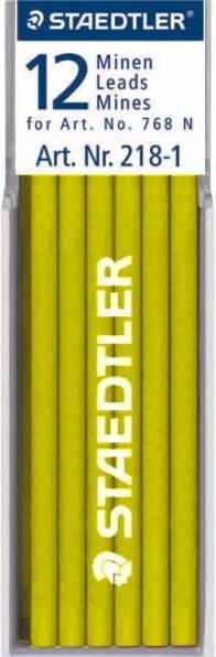 Actual product image Staedtler Mine Lumocolor omnichrom 218 non-permanent (Yellow, 3 mm, 12 x)