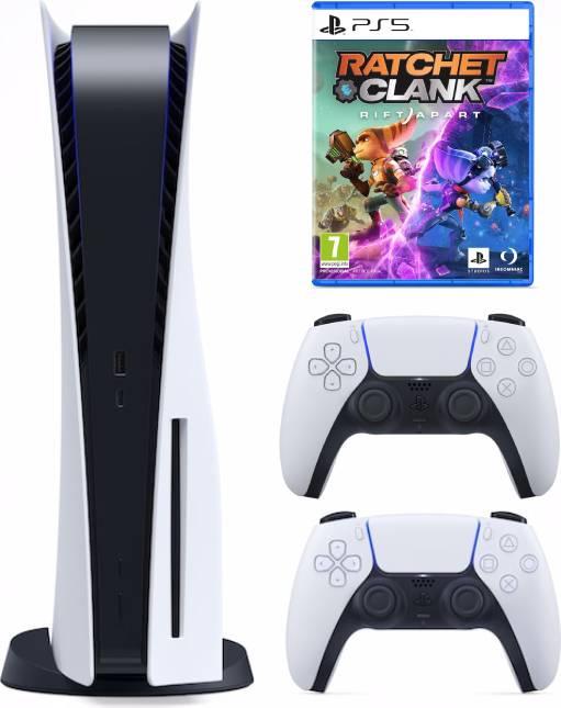 Actual product image Sony Playstation 5 + DualSense Wireless Controller + Ratchet & Clank: Rift Apart