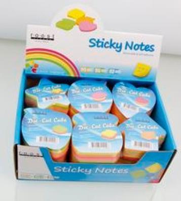Produktbild Roost Sticky Notes maxi 70x70mm 4005 6 Motive, neon (70 x 70 mm)
