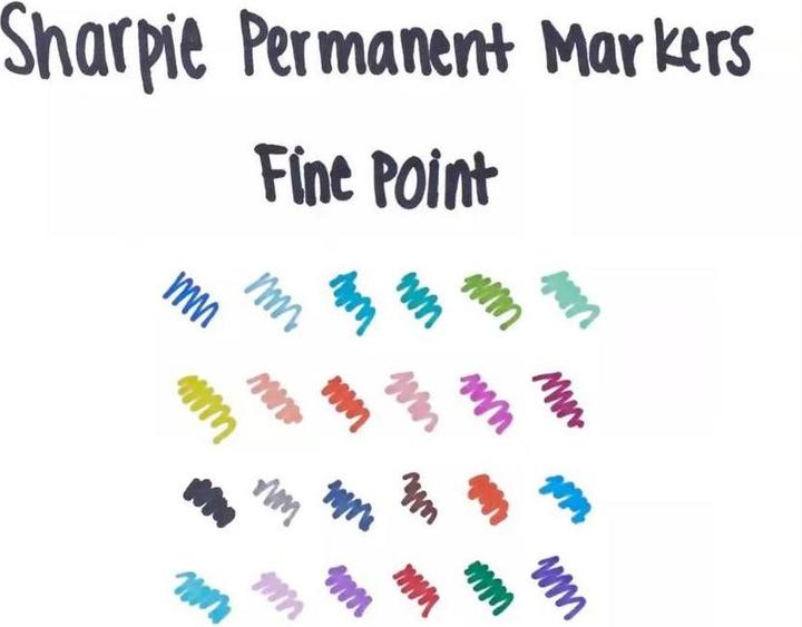 Image du produit Sharpie Feiner Permanentmarker (Vert, 0.90 mm, 1 x)